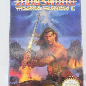 Wizards & Warriors Ii 2 Iron Sword Nes Nintendo Game Cib